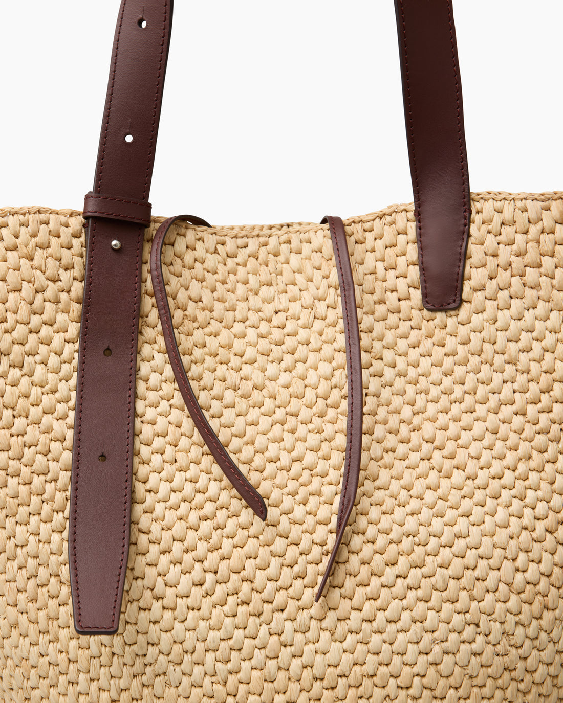 The Bianca Raffia Bag Large